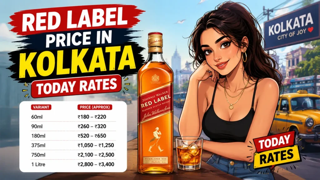 Red Label Price in Kolkata TODAY RATES